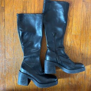 Hunter for Target Sleek Black Heeled Boots